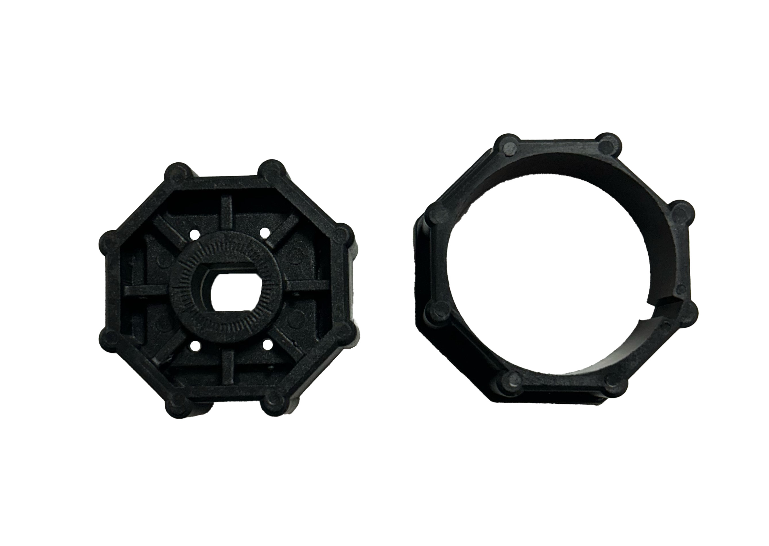 Roue et couronne AOK - octogonales de 60mm